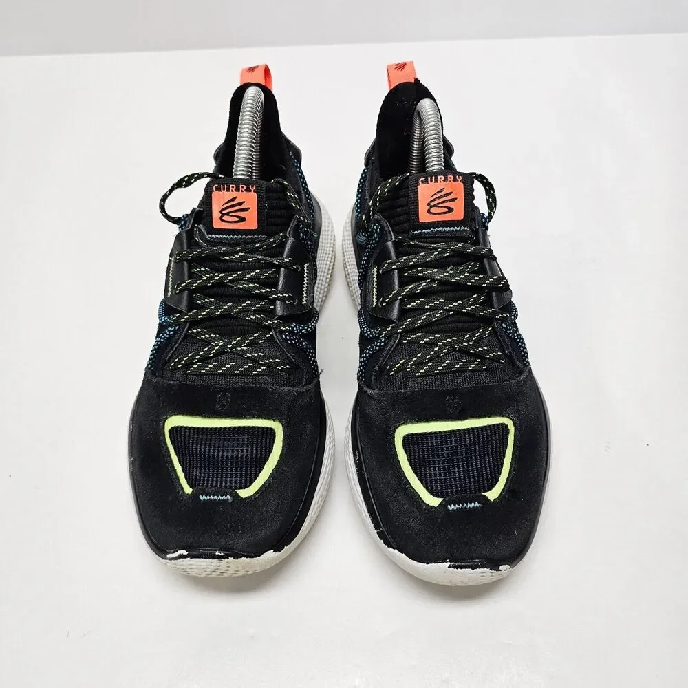 Under Armour Mens 5.5 Curry‎ Flow Cozy Low Black Basketball Shoe